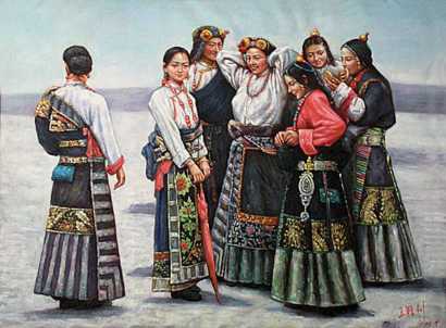 王胜利 藏族少女